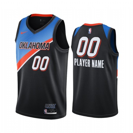 Maillot Basket Oklahoma City Thunder Personnalisé 2020-21 City Edition Swingman - Homme